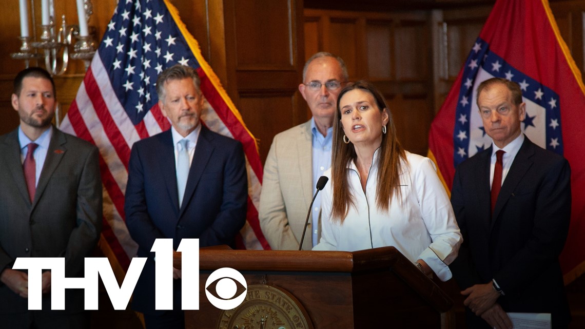 Gov. Sarah Huckabee Sanders formally endorses Trump in 2024 election