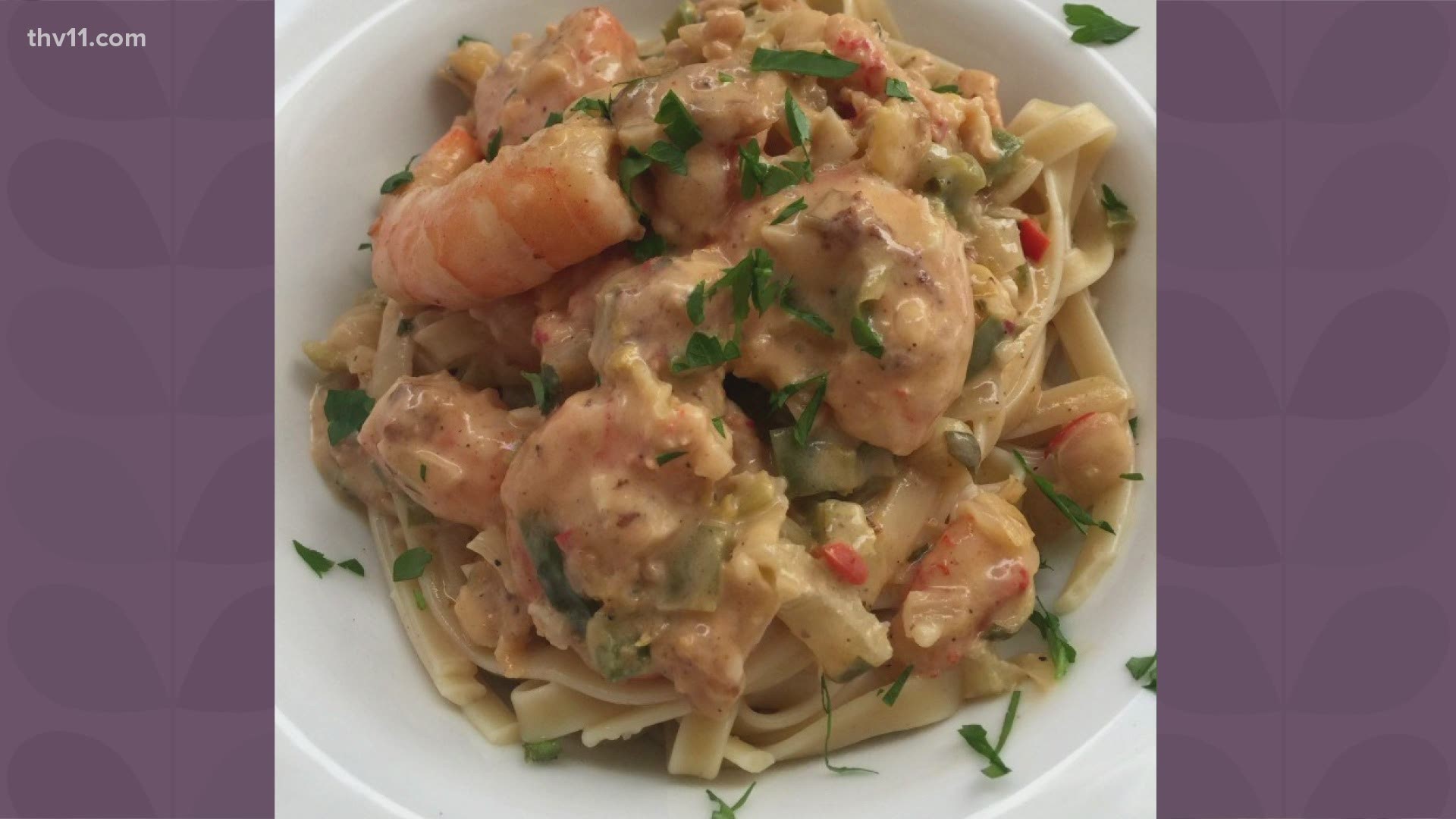 Celebrate the flavors of Mardi Gras with Debbie Arnold's Creole linguine with shrimp and crawfish recipe.
