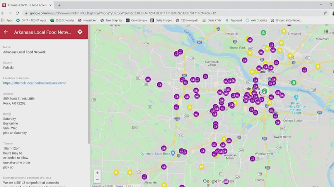 Website helps Arkansans know where to find open restaurants, locally grown  food amid COVID-19 pandemic | thv11.com