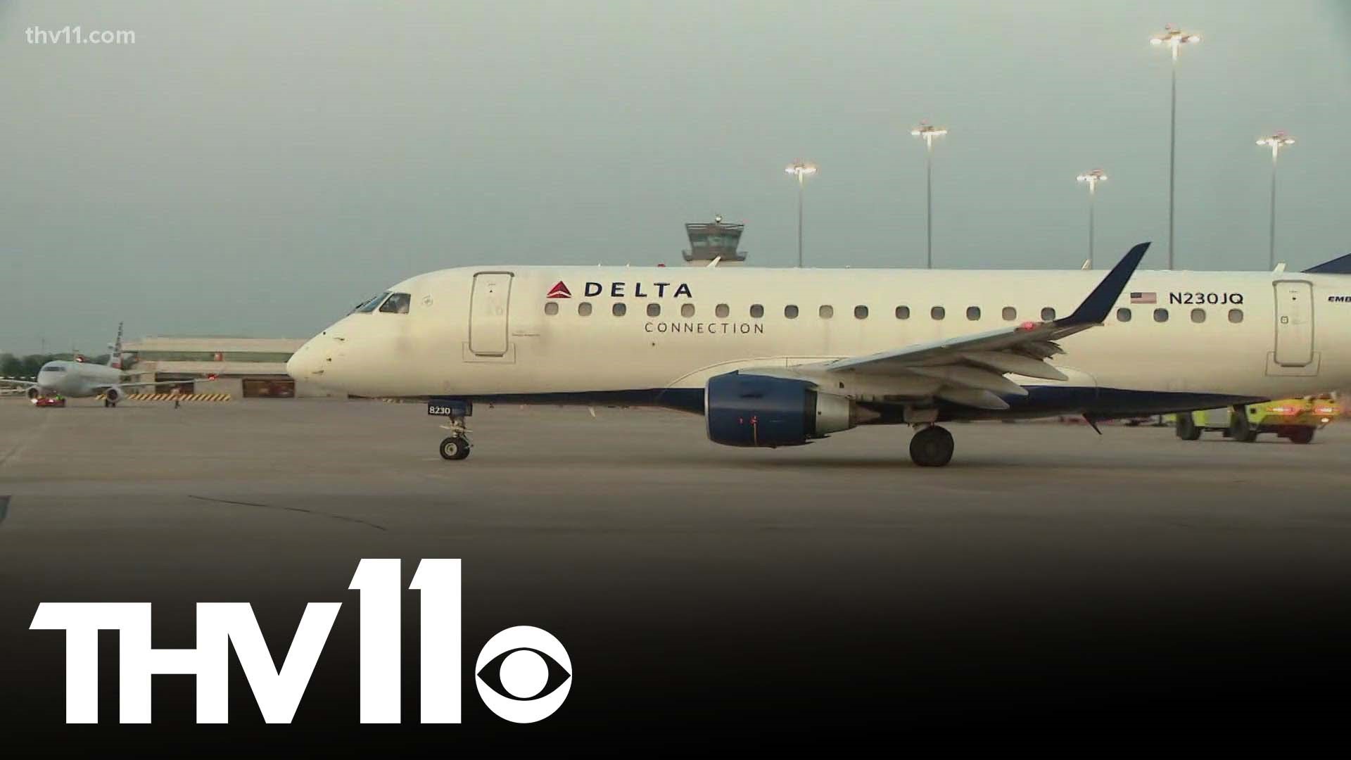 It's an exciting day in Little Rock at the Clinton National Airport as the newest daily flight to New York City officially took off on Tuesday morning.