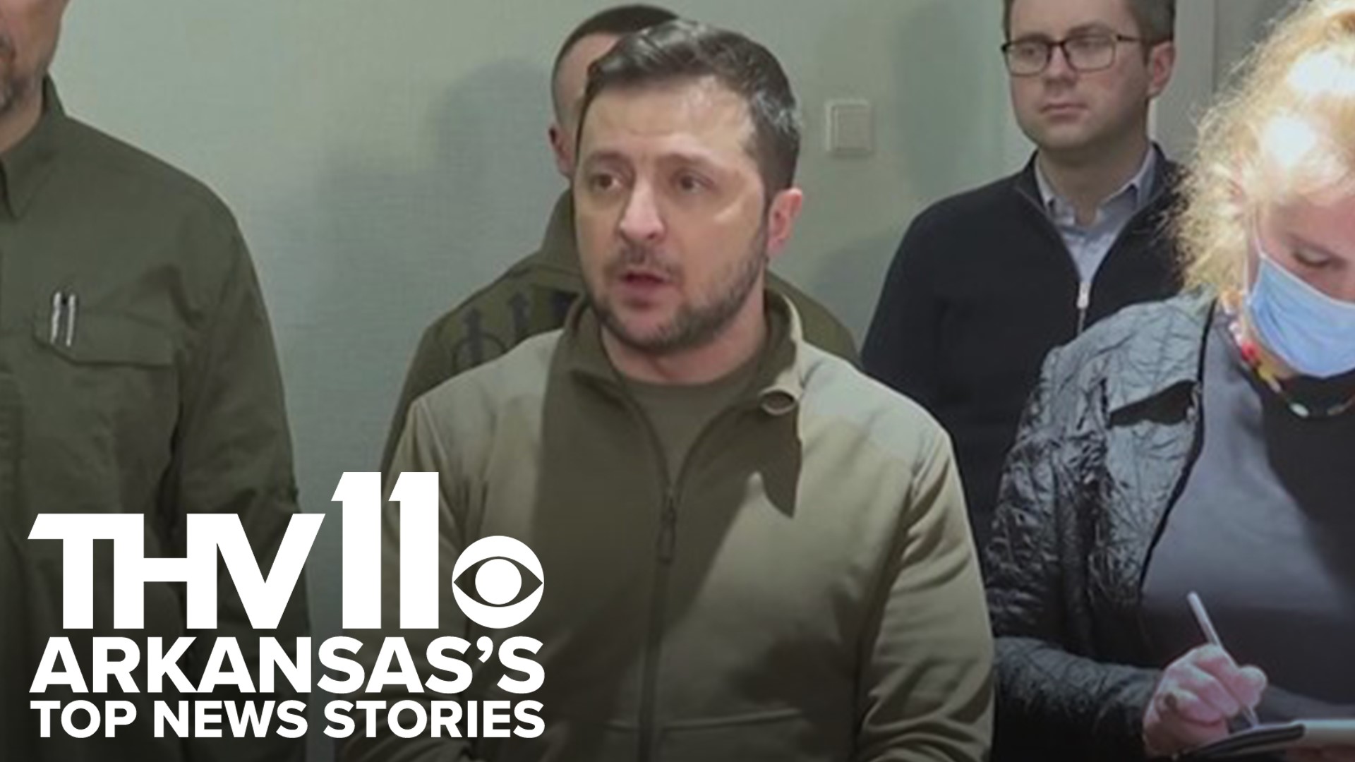 Wake Up Central shares the top news stories across Arkansas, including the Ukrainian president's message to U.S. lawmakers.
