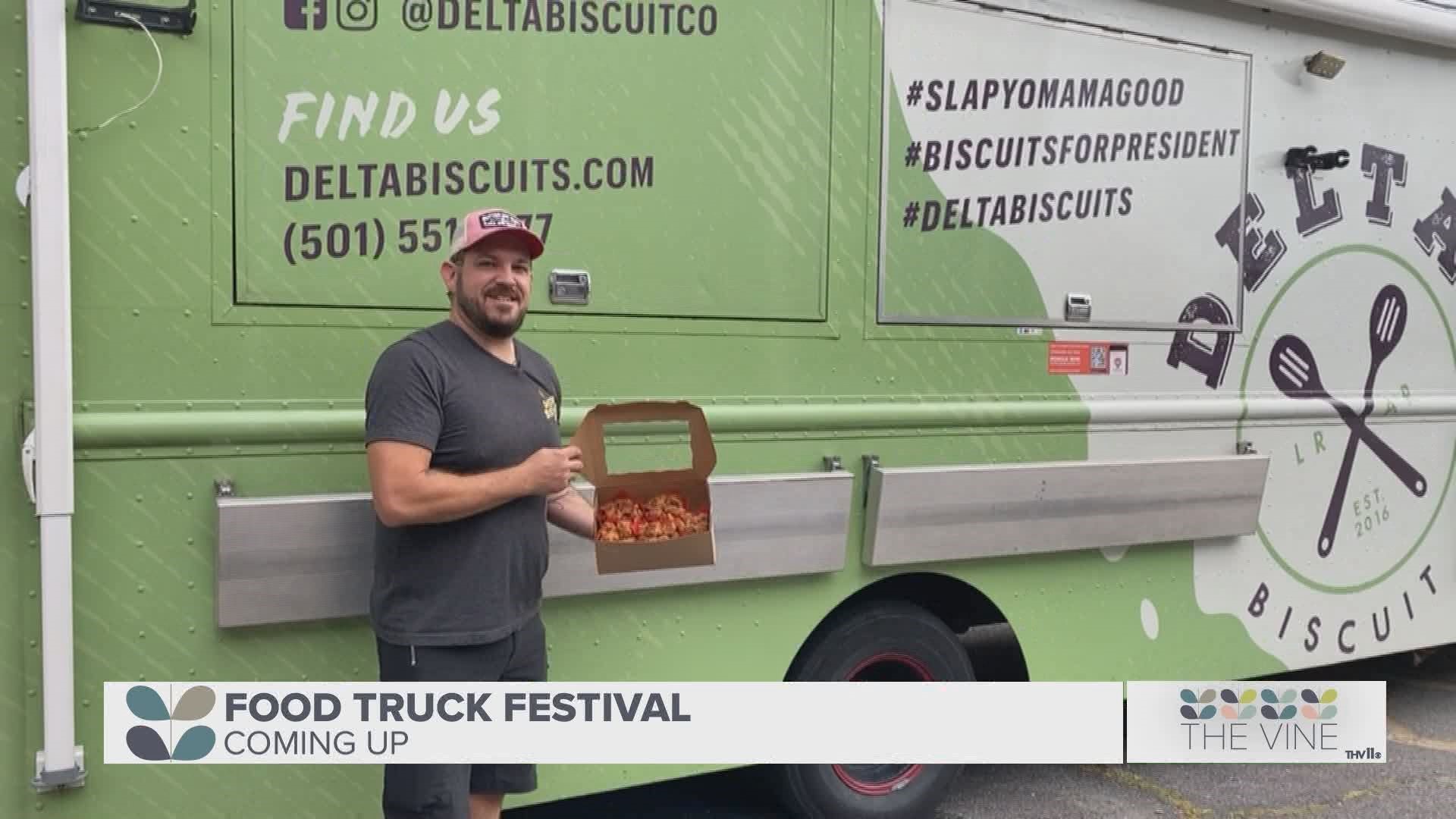 Delta Biscuit Company makes a 4 1/2" buttermilk biscuit and will put just about anything on it. You can try it yourself at the Main Street Food Truck Festival.