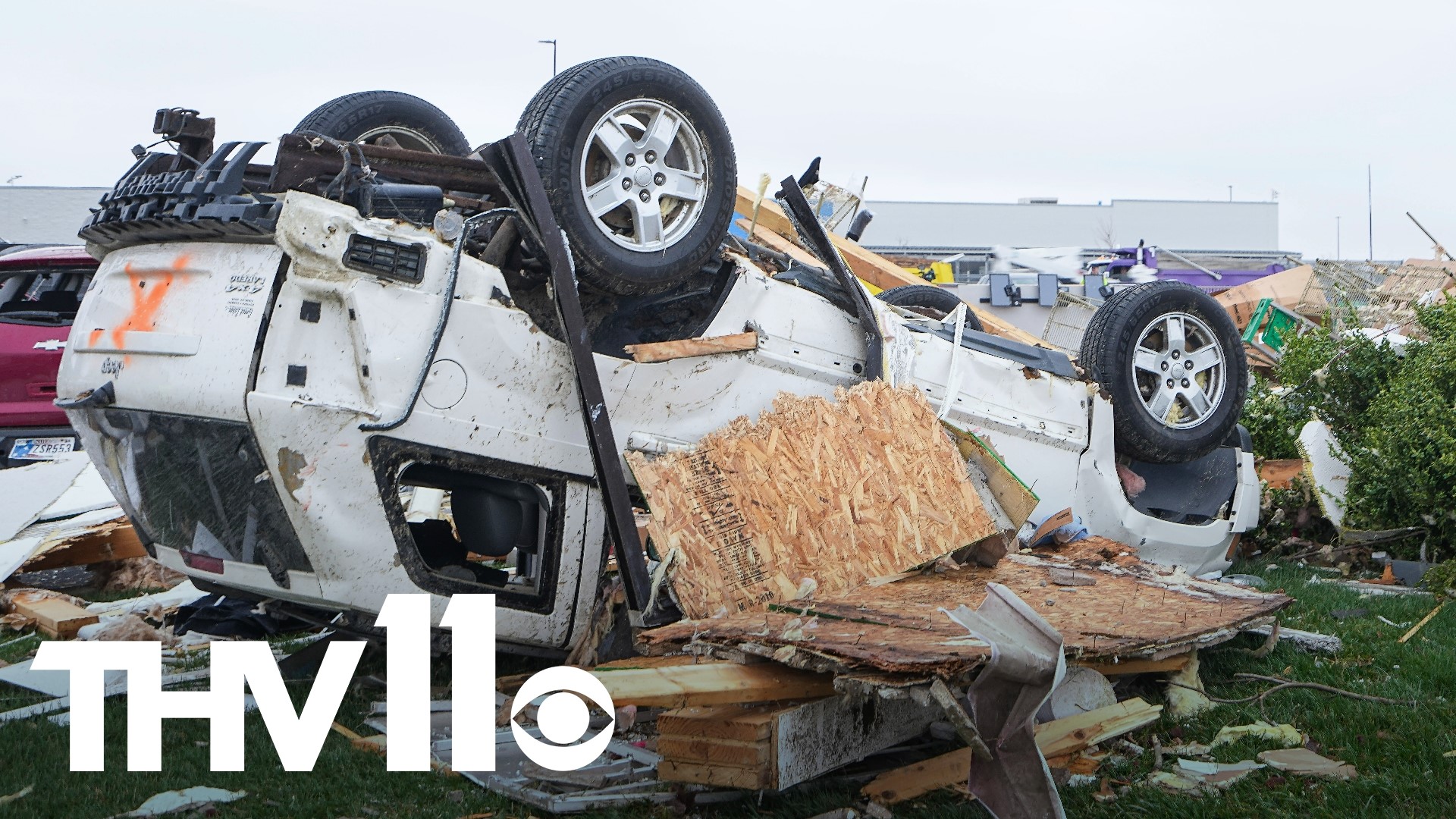 Thursday night’s storms left trails of destruction across parts of Ohio, Kentucky, Indiana and Arkansas. Tornadoes were also suspected in Illinois and Missouri.