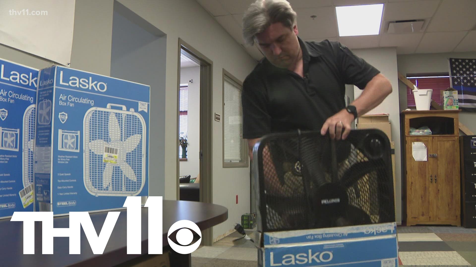 Sheriff's in Lonoke County typically give away about 100-200 fans and 50 A/C units to keep people cool during summer but in order to do so, they rely on donations