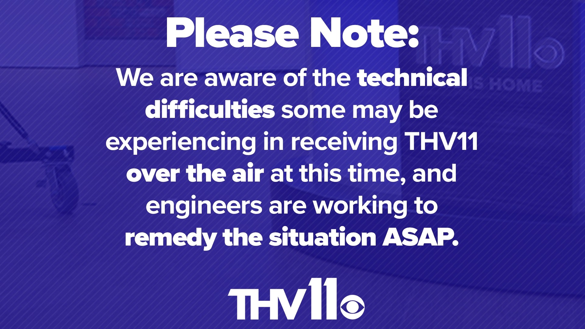 THV11 Experiencing Technical Difficulties | Thv11.com