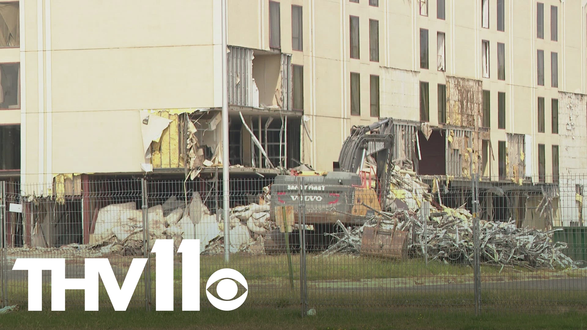 A long-awaited change will soon be happening in the city of Pine Bluff— the old Plaza Hotel is being torn down to make way for something new.