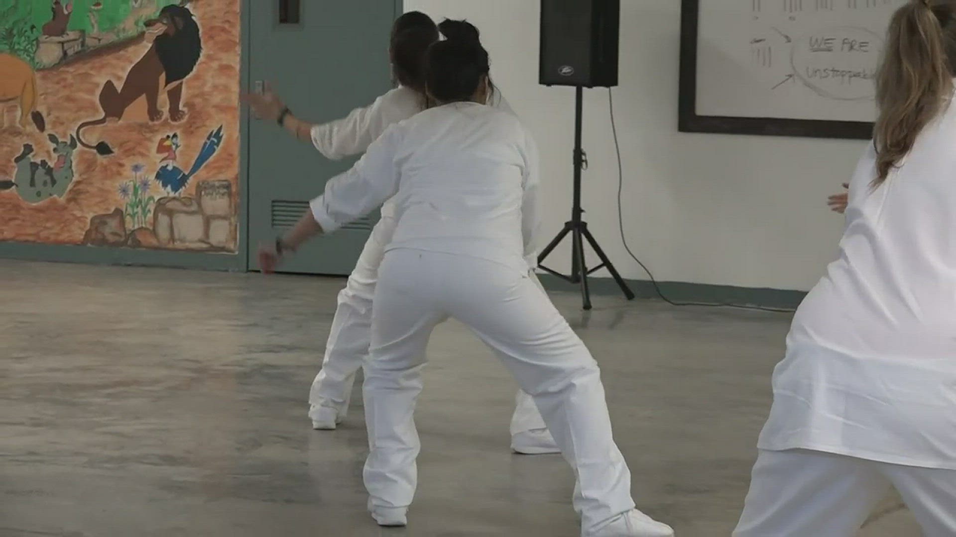 Female prisoners feel healing power of dance