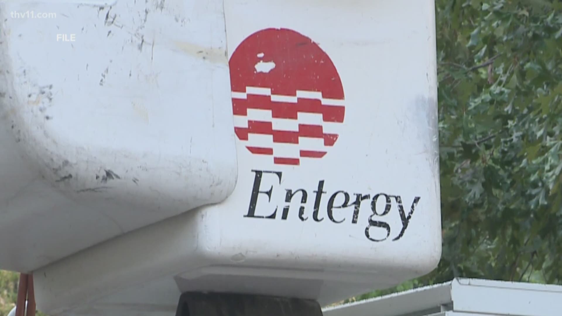Entergy officials say they plan to have all power restored by Wednesday.