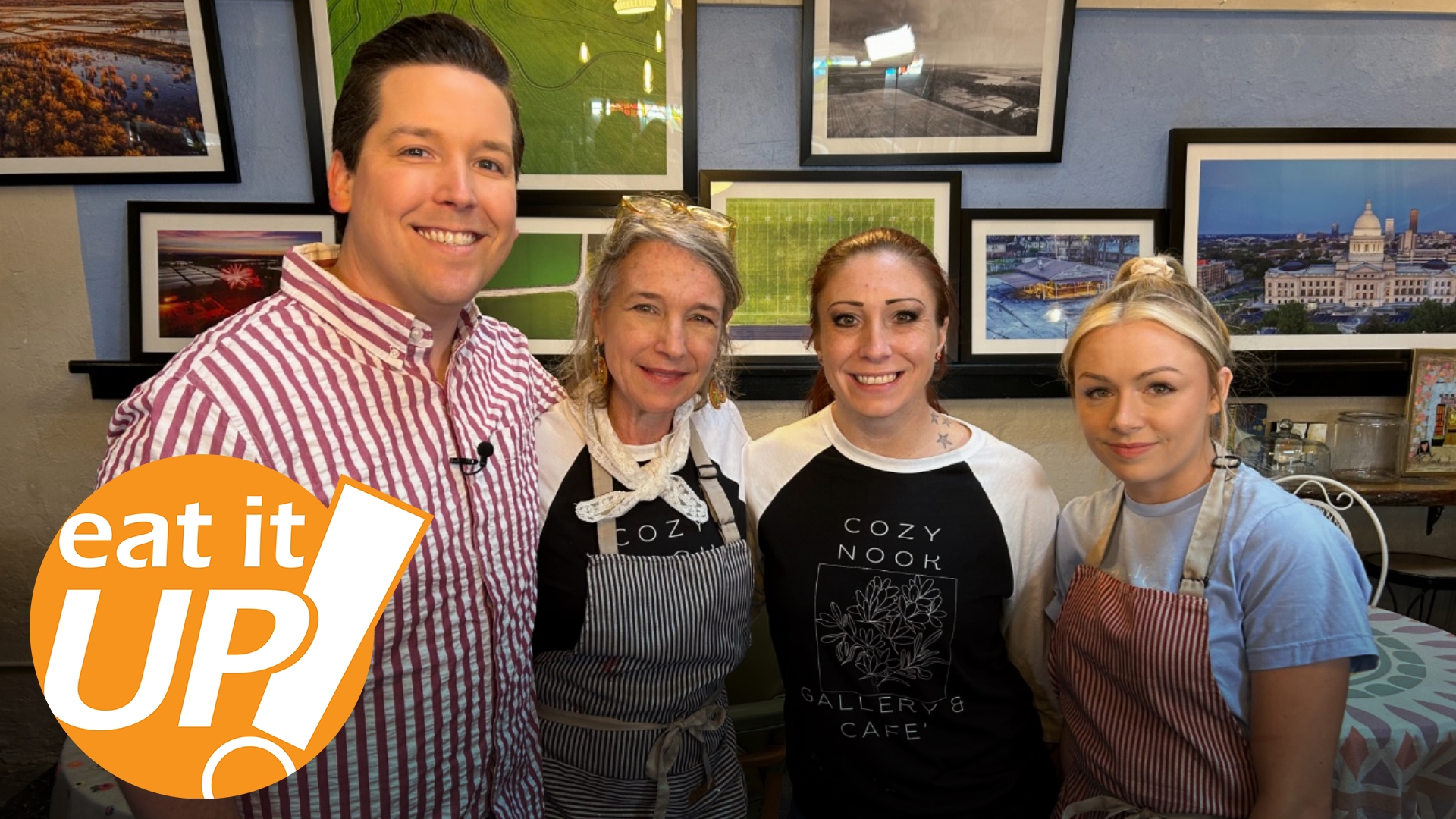 On this week's Eat It Up, Hayden Balgavy visits Cozy Nook Cafe in Lonoke, where you can let your creative side loose and enjoy farm-fresh meals made with love.