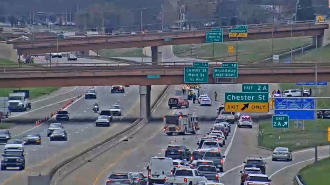 Traffic cleared after accident on I-630 eastbound in Little Rock