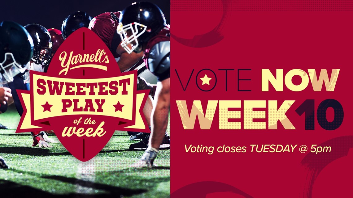 Vote for Yarnell's Sweetest Play of the Week for week 10