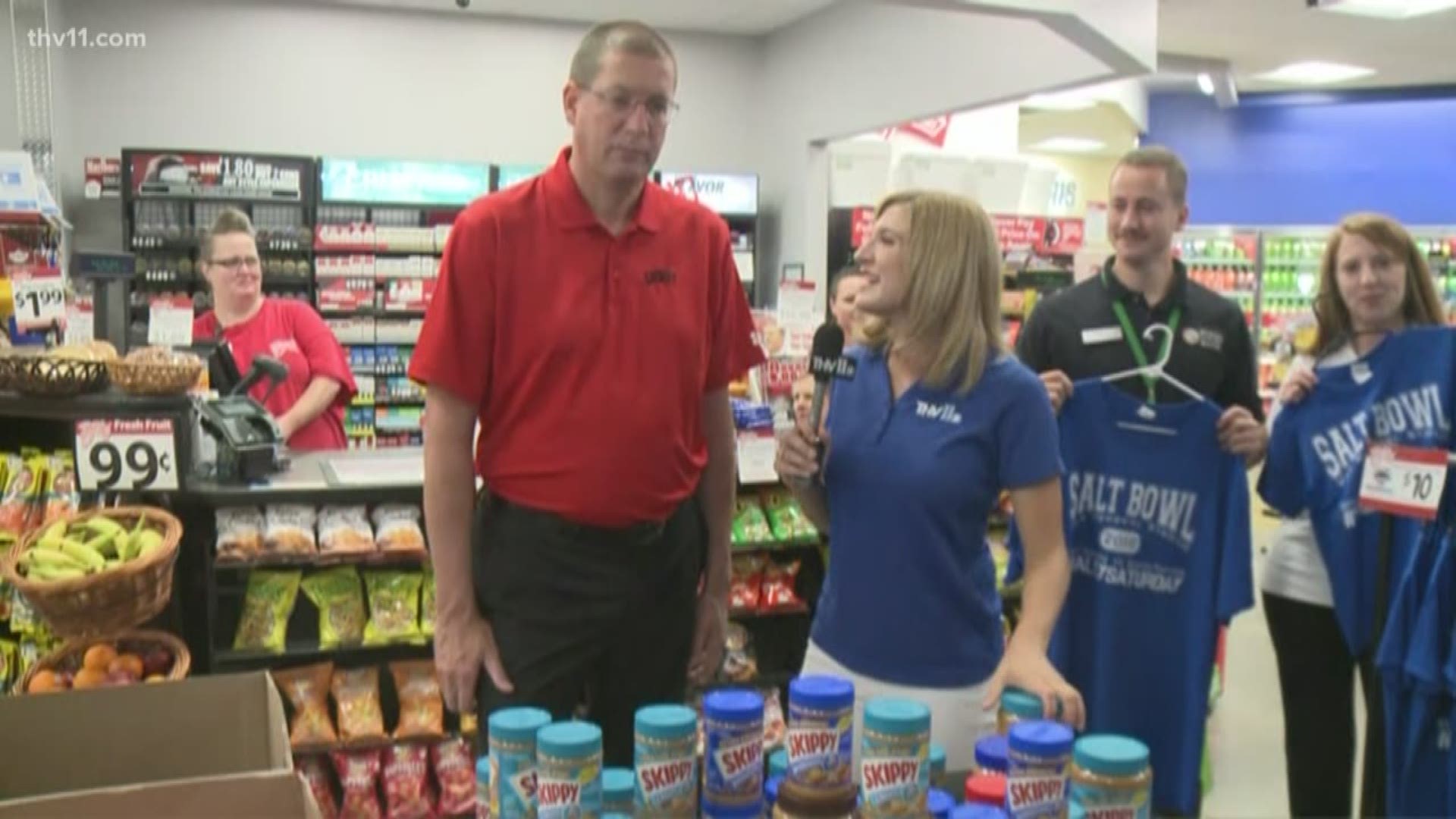 Skippy Foods helps support the community through their partnership with the Arkansas Food Bank.