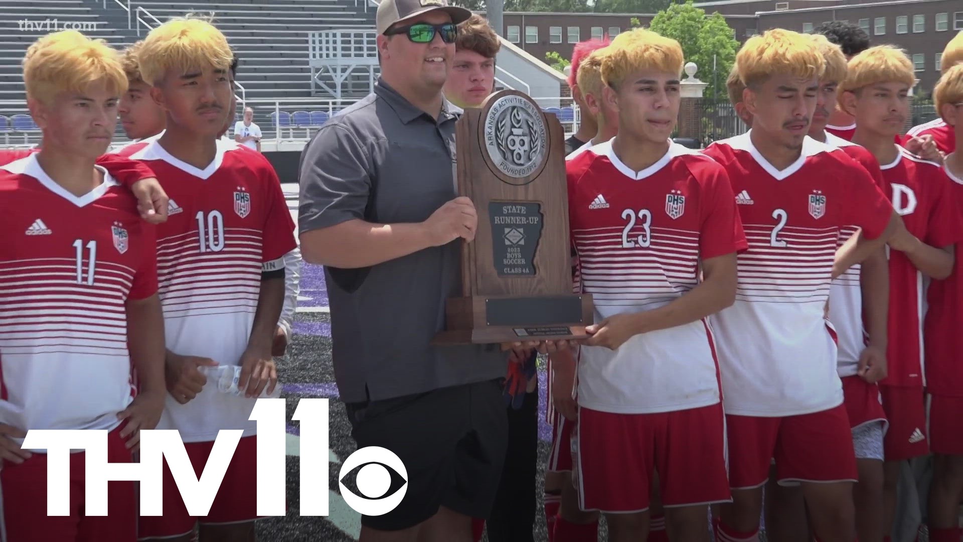 DeQueen's attack was too much for Dardanelle, who fell 5-2 in the Class 4A boys soccer state championship game at Estes Stadium in Conway.