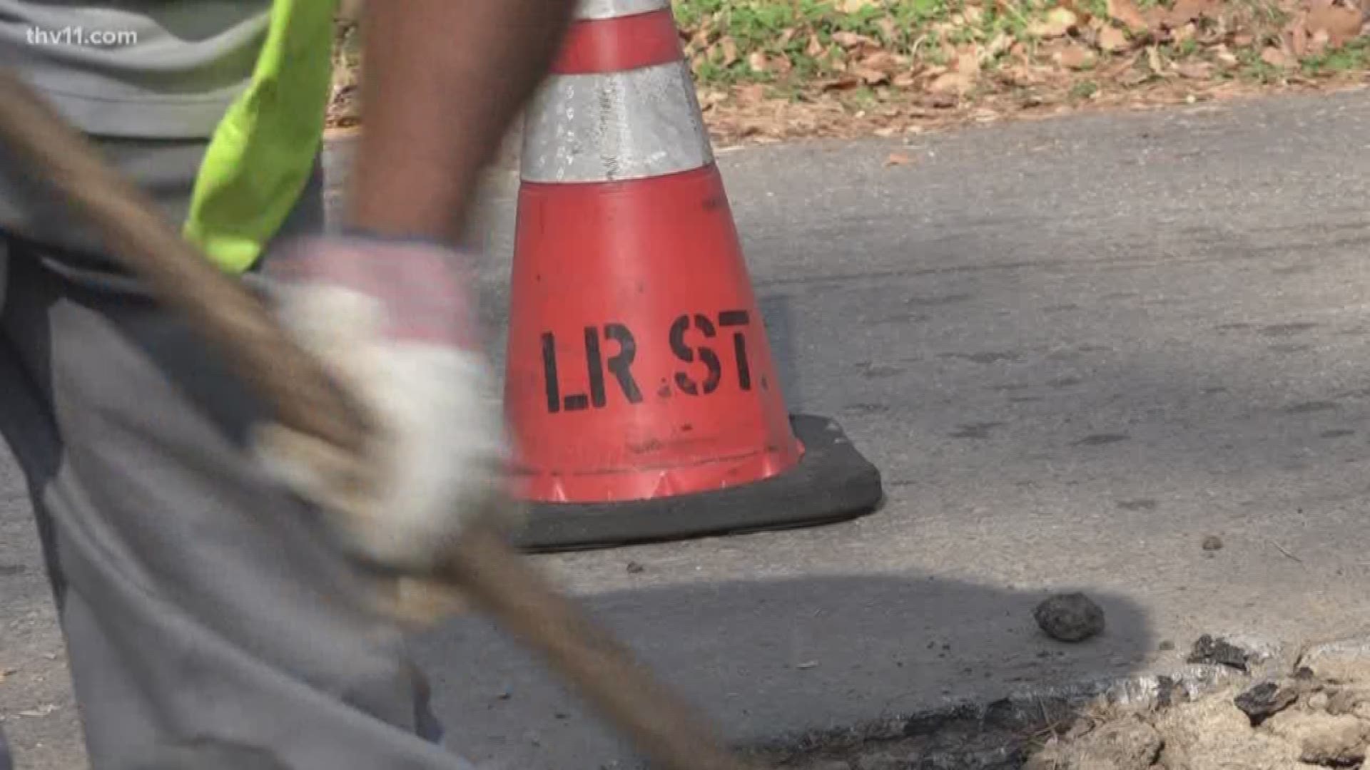 The city's potholes have been mapped by a Little Rock Attorney to highlight the problem.