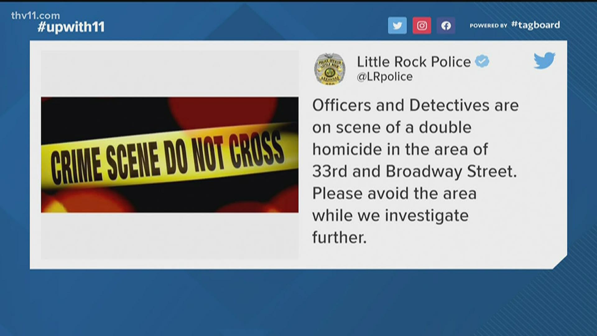 Little Rock detectives are investigating a double homicide from overnight.