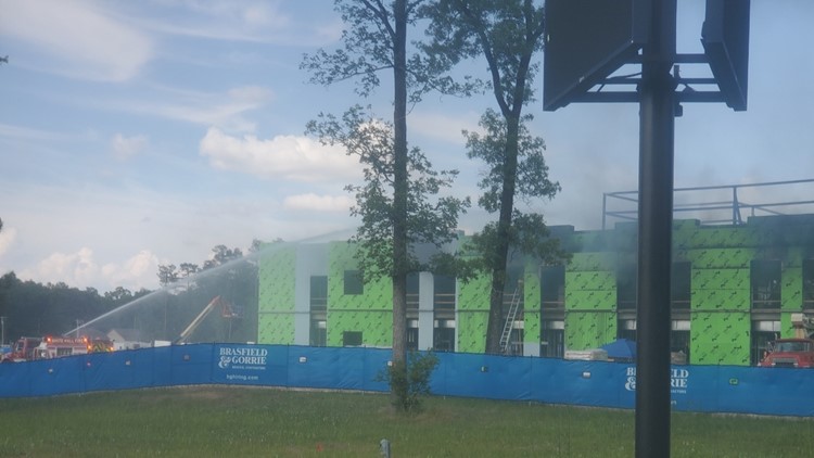 Fire reported at Jefferson County hospital construction site