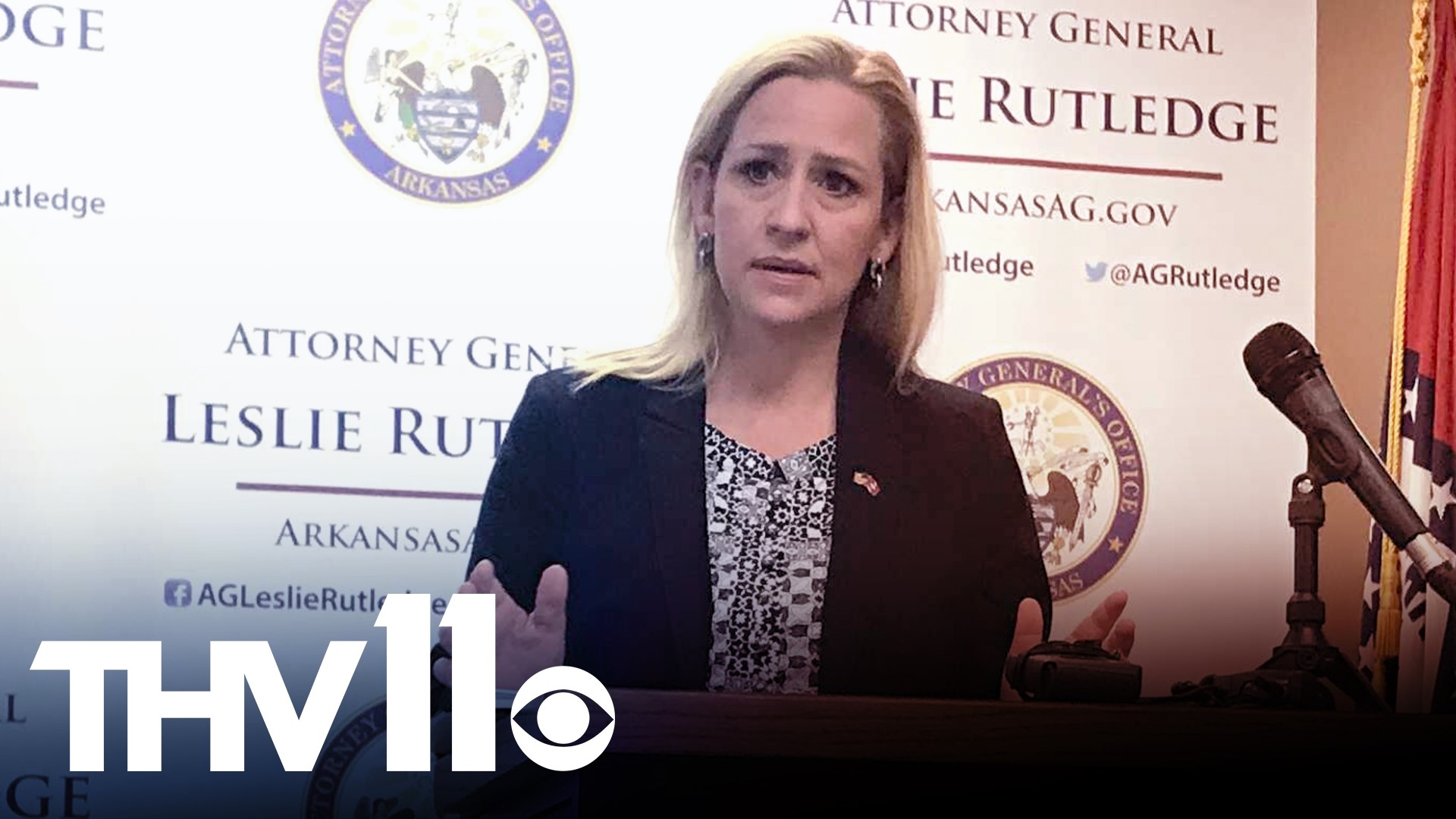 Attorney General Leslie Rutledge announced Tuesday that she would end her bid for governor of Arkansas and will run for lieutenant governor.