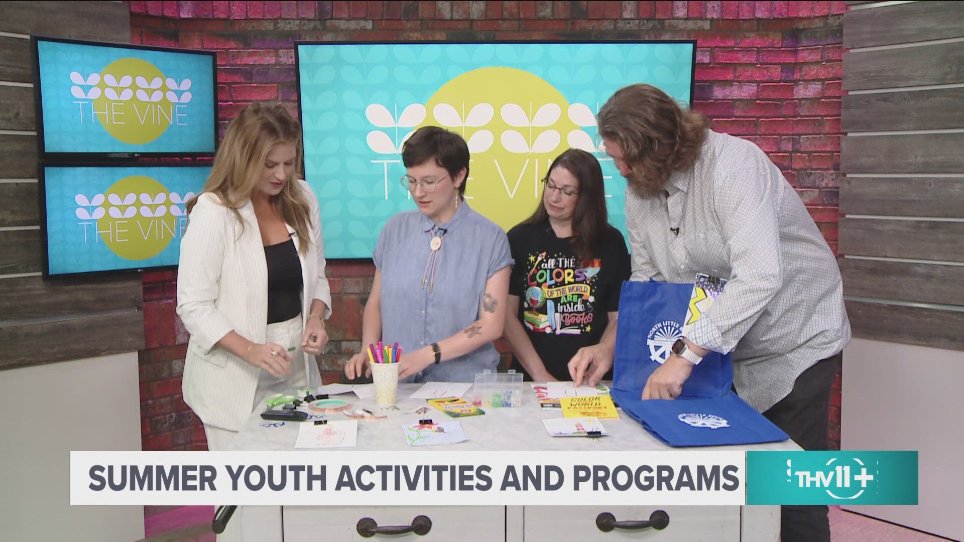 Adam and Ashley create paper circuits with the North Little Rock Public Library System’s Innovation Hub
