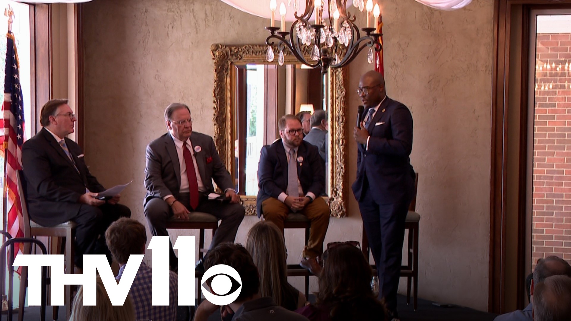 Little Rock's mayoral candidates met for the first time to talk about why they want the job and the future plans they have for the city.