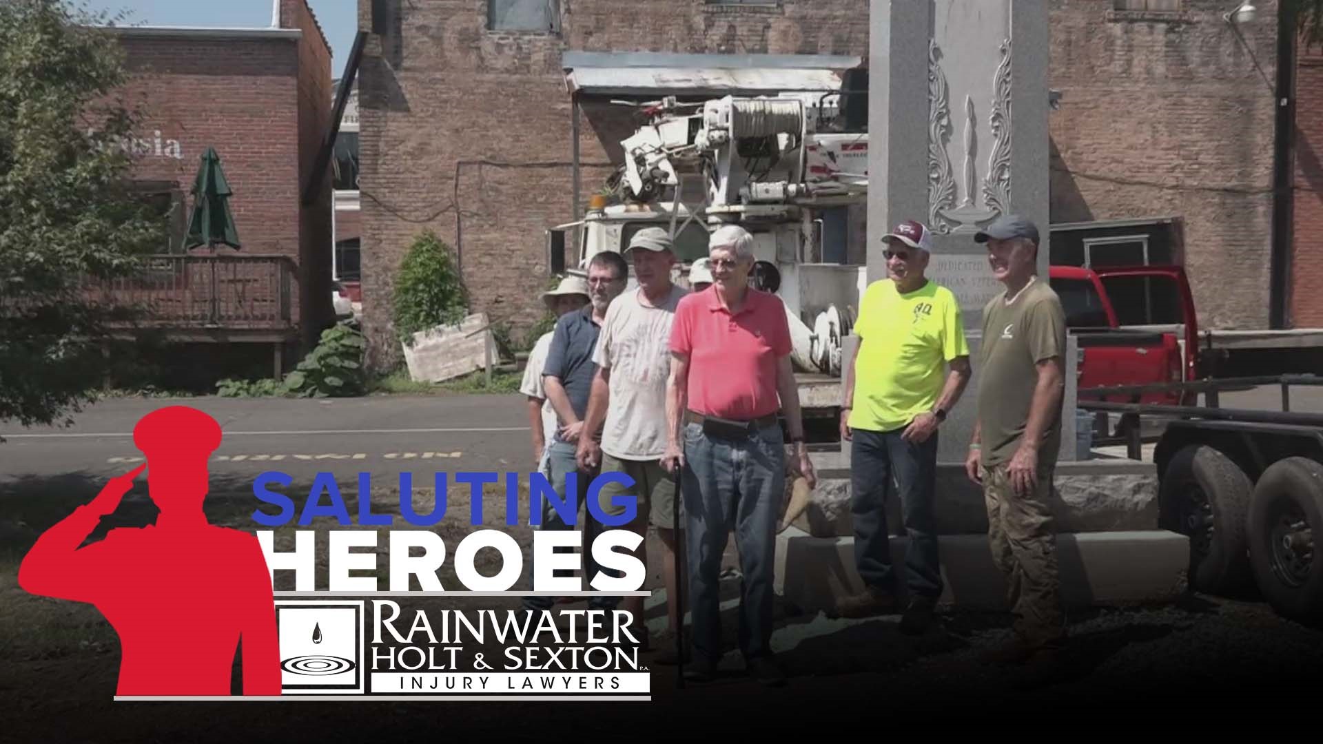 We're sending out a special salute to a group in Hot Springs who took on a really tough job— all to honor Garland County's war heroes.