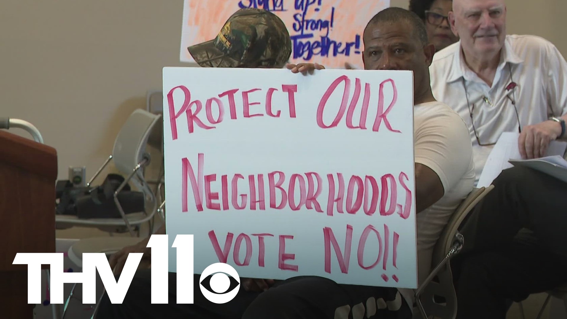 Developers requested an access road off Highway 10 that would go right through the Pankey neighborhood, where people walk and play.