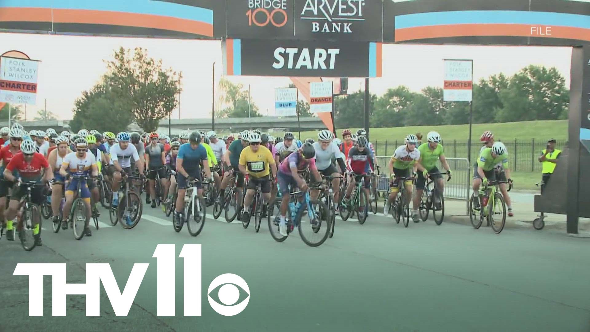 It's a big weekend in Little Rock as cyclists from across the country ride into Central Arkansas for the annual Big Dam Bridge 100 Cycling Tour.