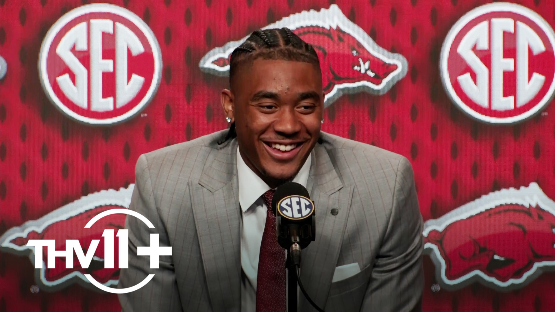 Arkansas QB Taylen Green spoke at SEC Media Day, sharing why he chose to transfer to the Razorbacks along with his expectations for the upcoming season.