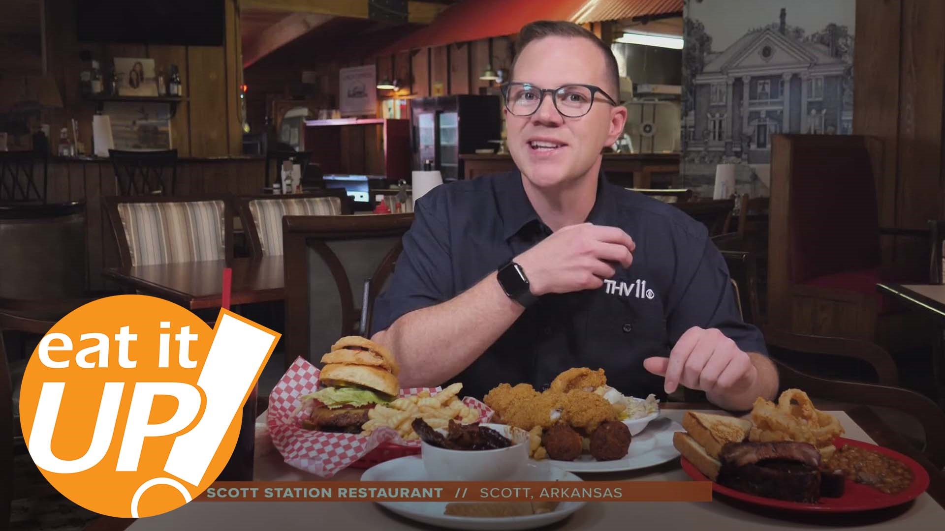 On this week's Eat It Up, Skot Covert visits Scott Station in the historic town of Scott, where the community comes together to connect and enjoy delicious flavors.