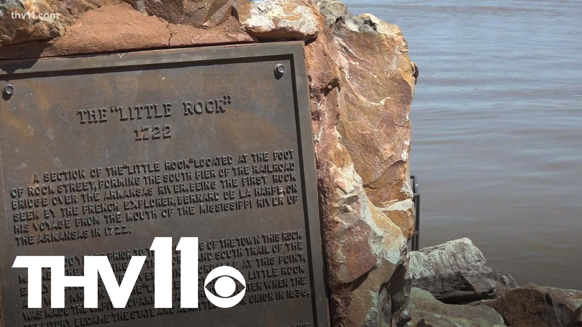 300 years ago, de la Harpe discovered a small rock outcropping in the Arkansas River. He called it "La Petit Roche," or "The Little Rock," and the name has stuck.
