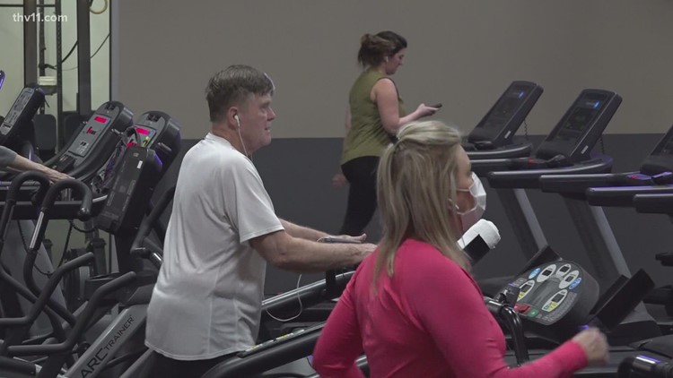 Arkansas gyms see steady business despite COVID-19 surge