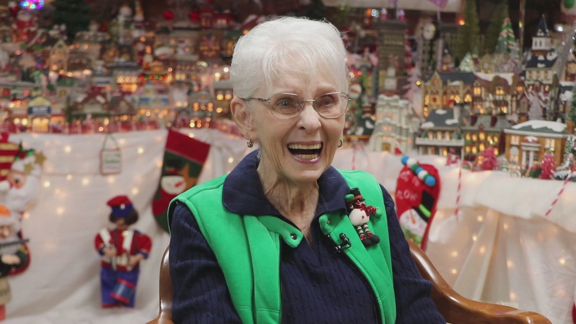 Arkansas woman's massive Christmas village transforms home | thv11.com