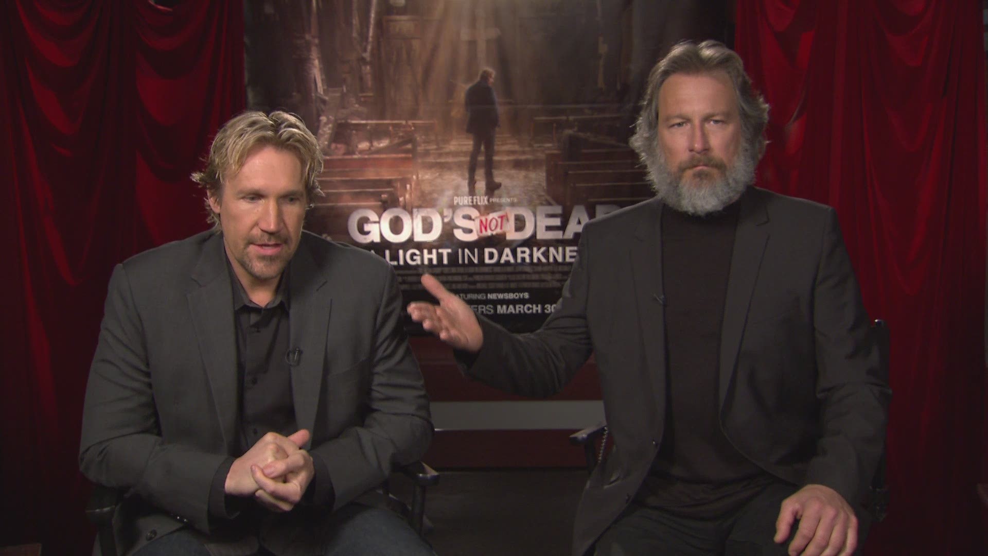 Extended interviews with David A.R. White and John Corbett.