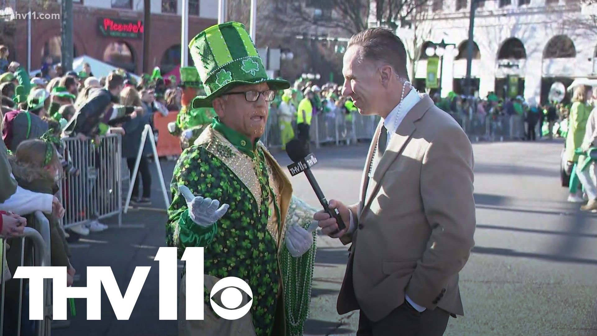 where is the worlds shortest st pattys day parade held