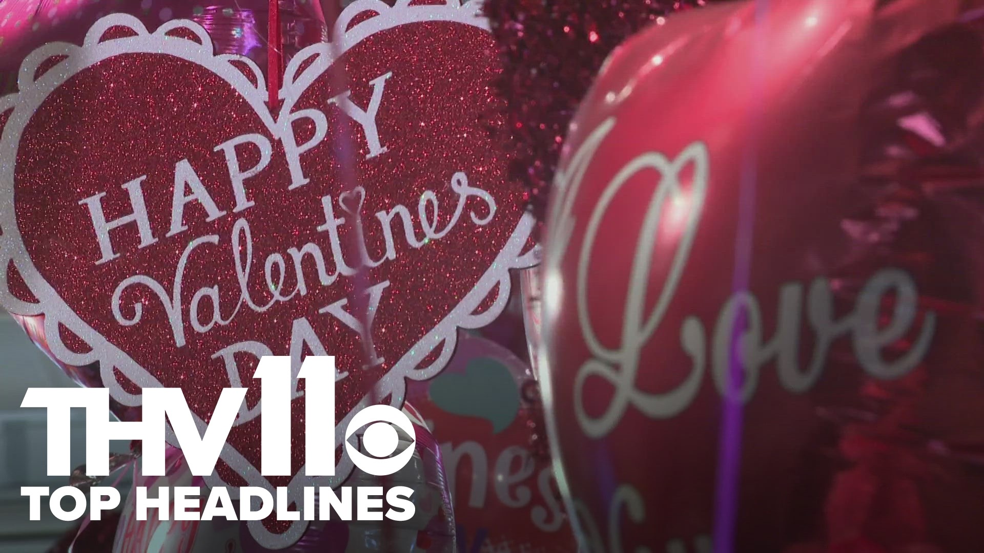 Jurnee Taylor presents Arkansas's top news stories for February 14, 2024, including Valentine's Day celebrations across the state.
