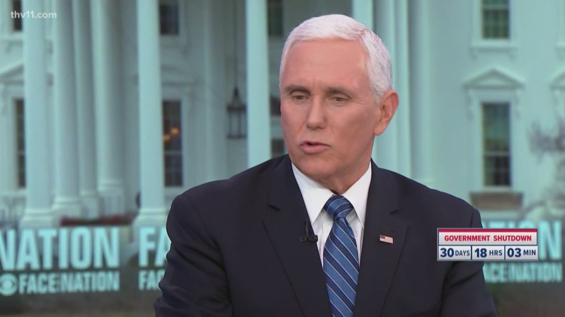Vice President Mike Pence was criticized after appearing on CBS' "Face the Nation" and quoting Rev. Martin Luther King Jr. to defend the U.S.-Mexico border wall.