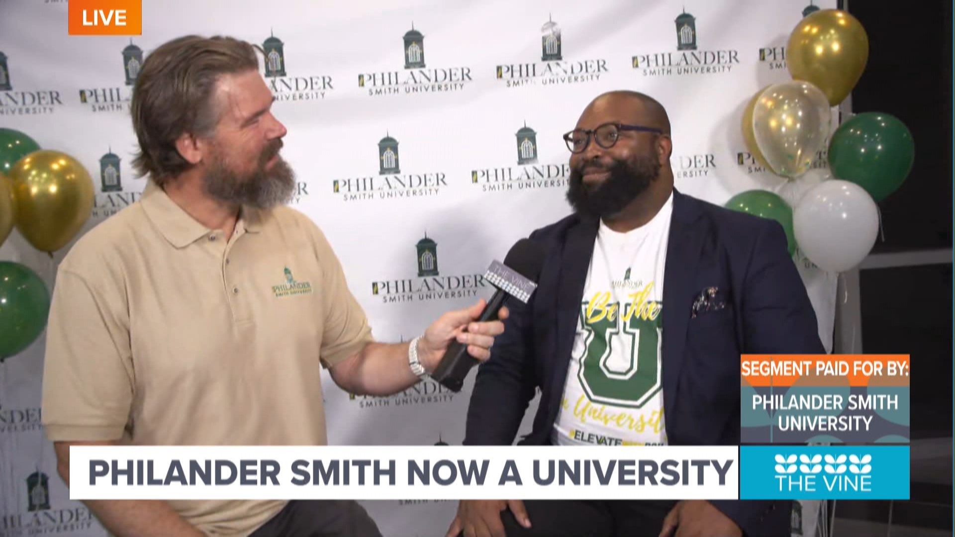 Philander Smith is now a university! Adam got to check out the campus and chat with the staff.