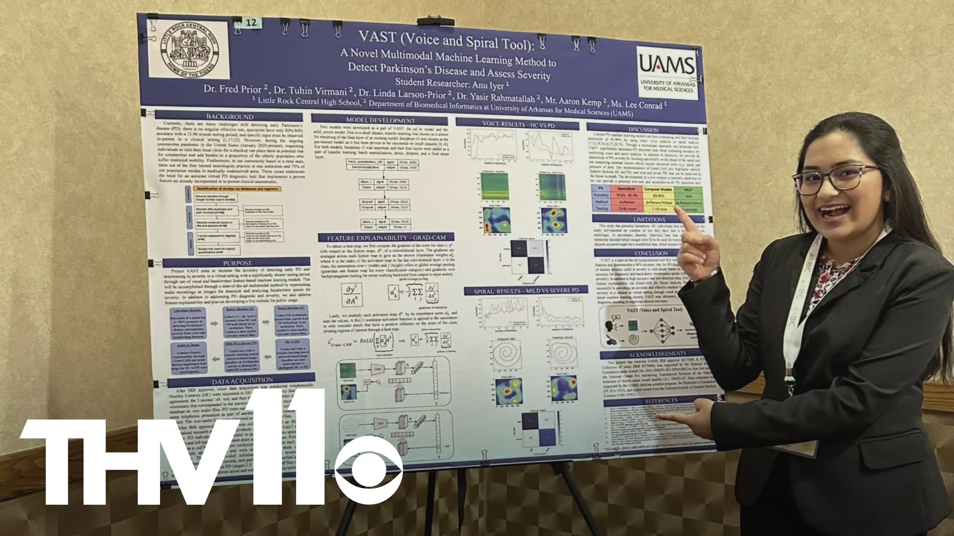 At just 19 years old, a young woman from Arkansas now adds published researcher to her growing list of achievements after co-leading a study on Parkinson's disease.