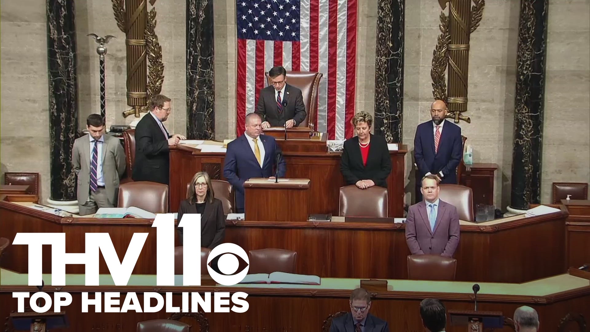 Jurnee Taylor delivers Arkansas's top news stories for April 18, 2024, including how the House of Representatives could soon be voting on a bill to help overseas.