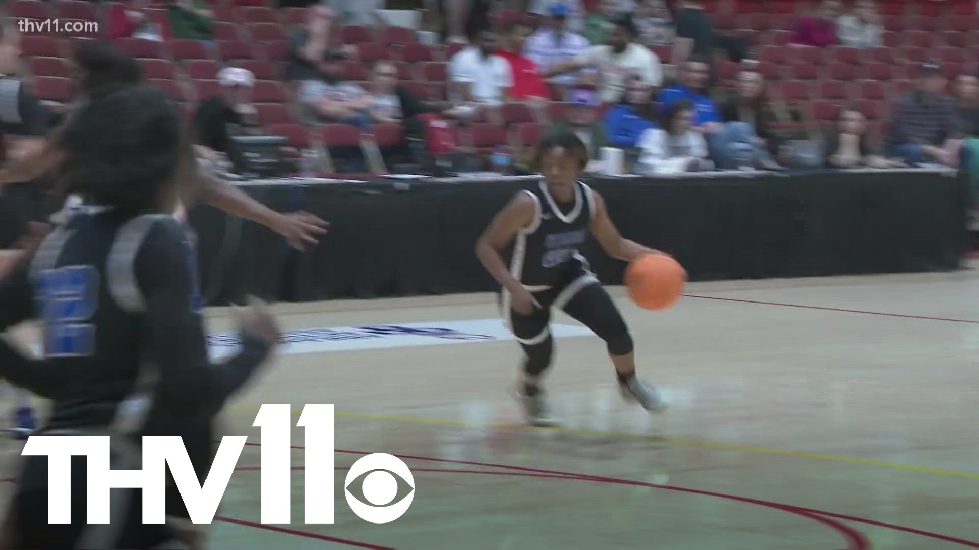 Sylvan Hills knocked off No. 1 Benton 53-46 in the opening round of the 5A Girls State Basketball Tournament in Pine Bluff.