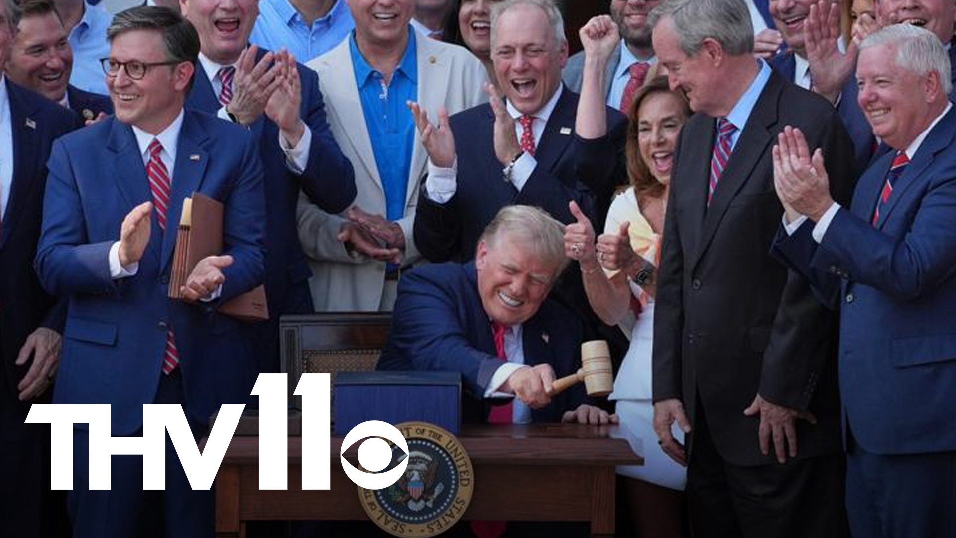 In addition to celebrating the country's independence this 4th of July, the White House is also celebrating President Trump's big legislative victory. 