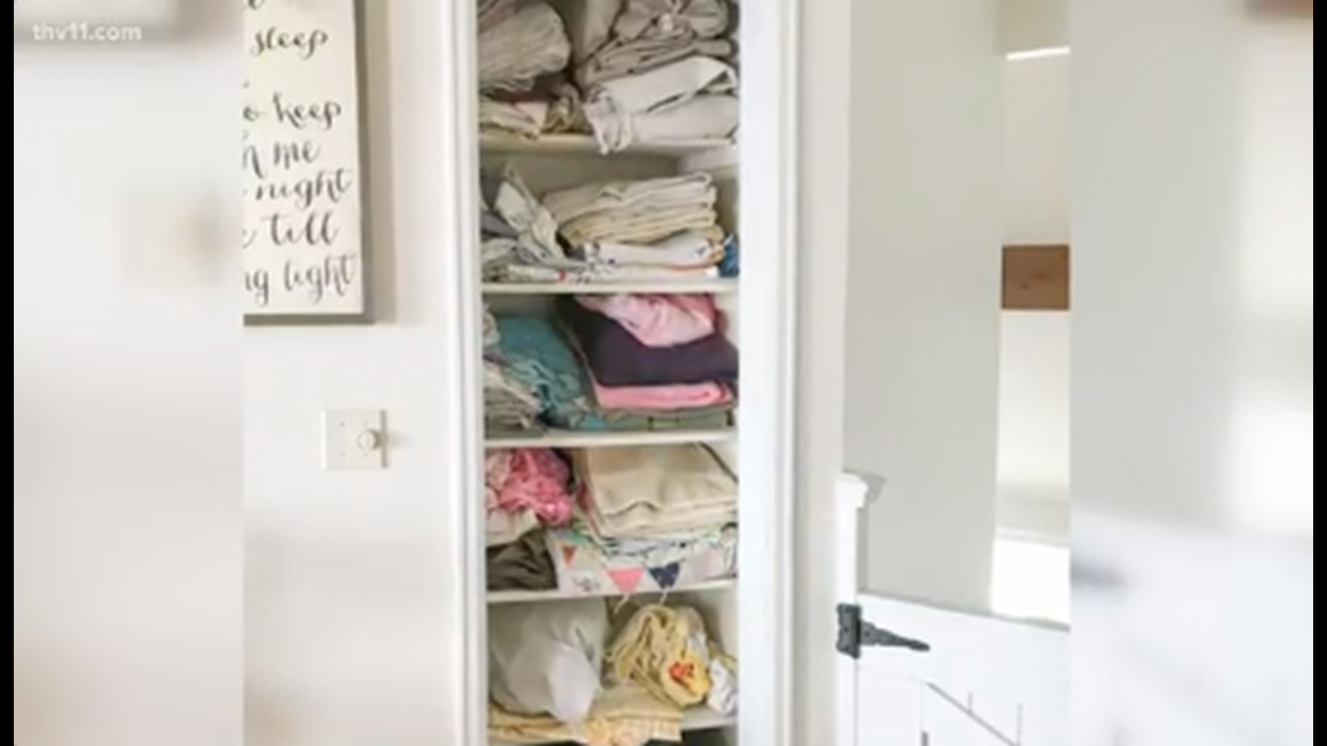 Paige Shepard with Shepard Organizing Solutions shares 3 easy steps to help get your linen closets in order.