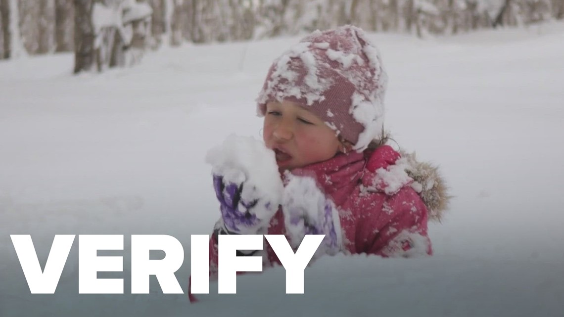 Is snow safe to eat? VERIFY