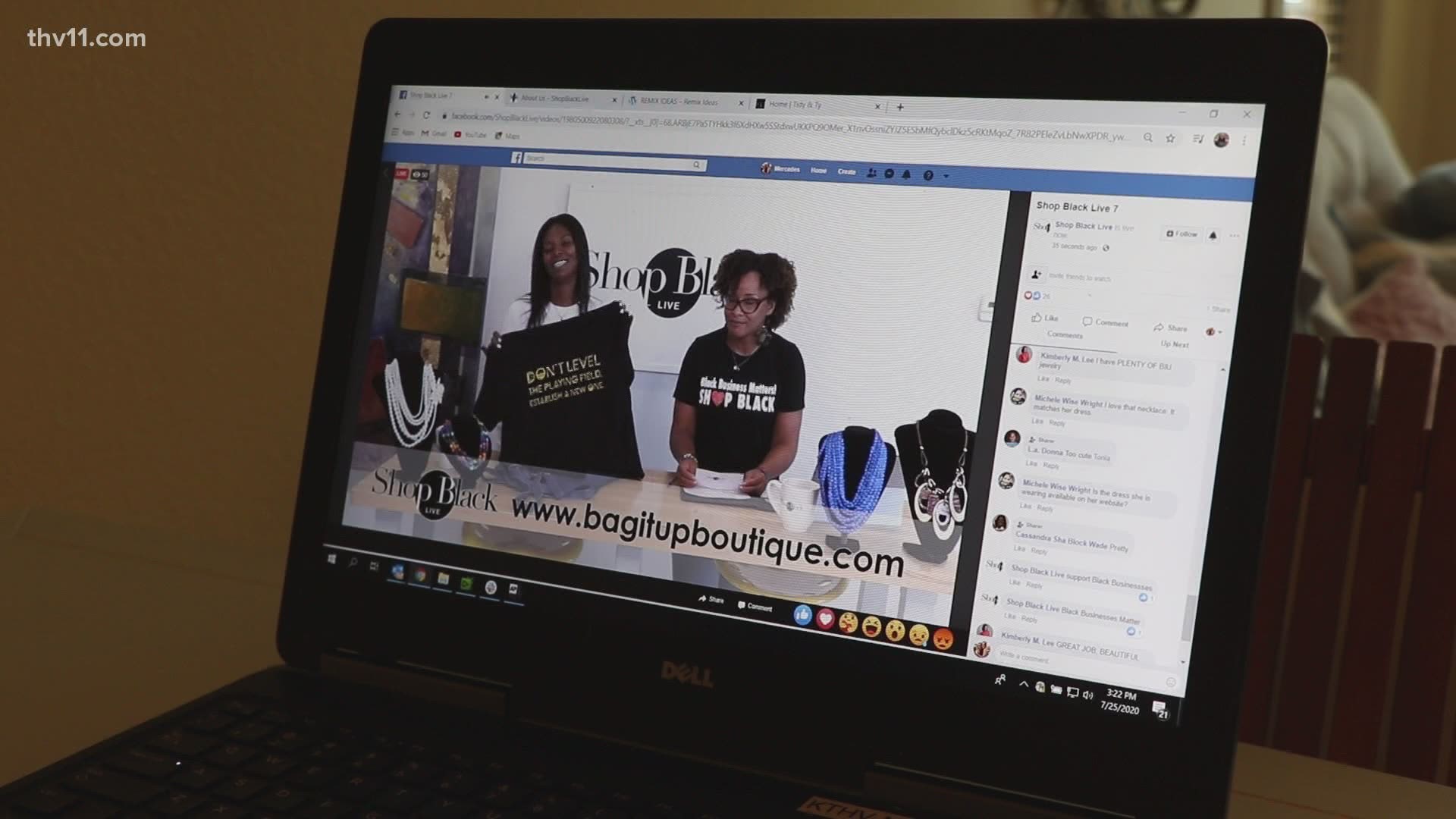 A movement to support Arkansas's Black-owned businesses is now getting attention from across the nation. People are tuning in every Saturday for 'Shop Black Live.'