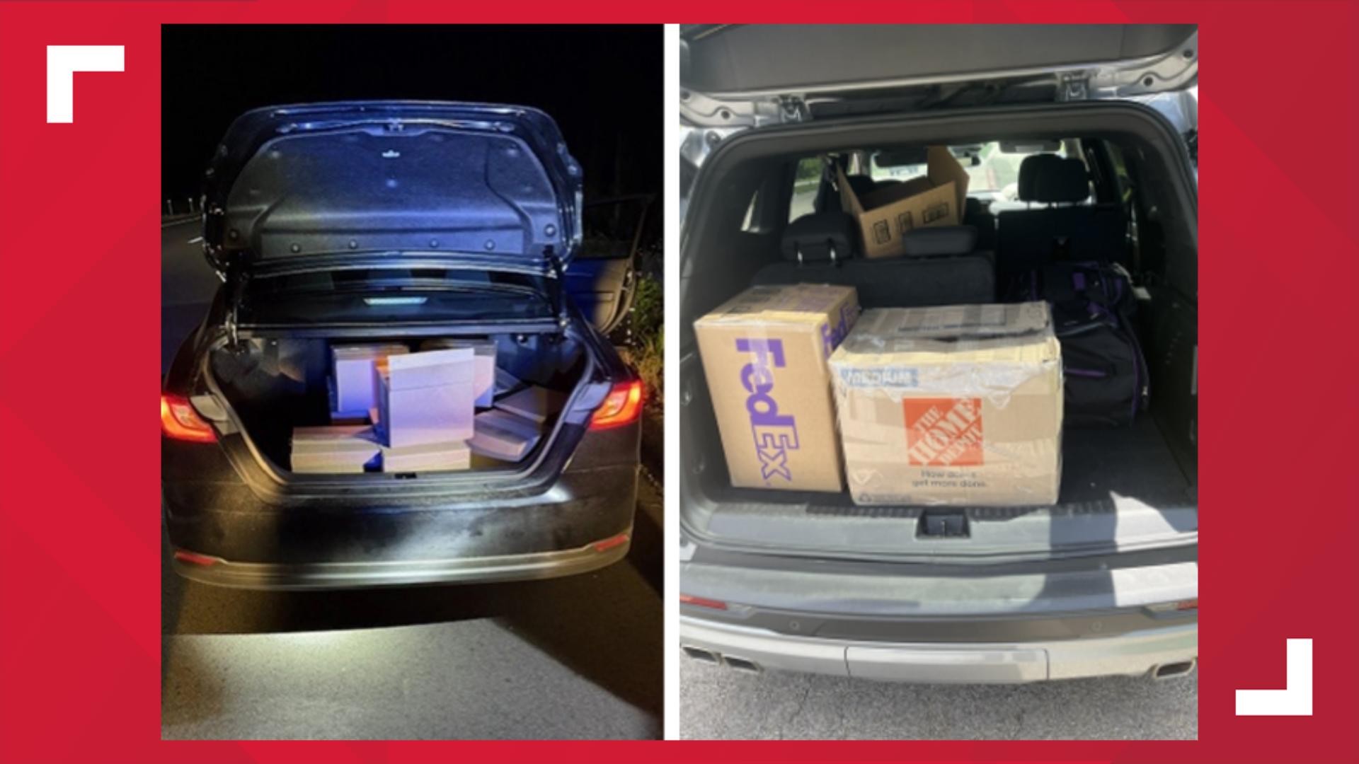 Confisation Box Traffic stops in Arkansas result in confiscation of over 177 pounds, 13 ...