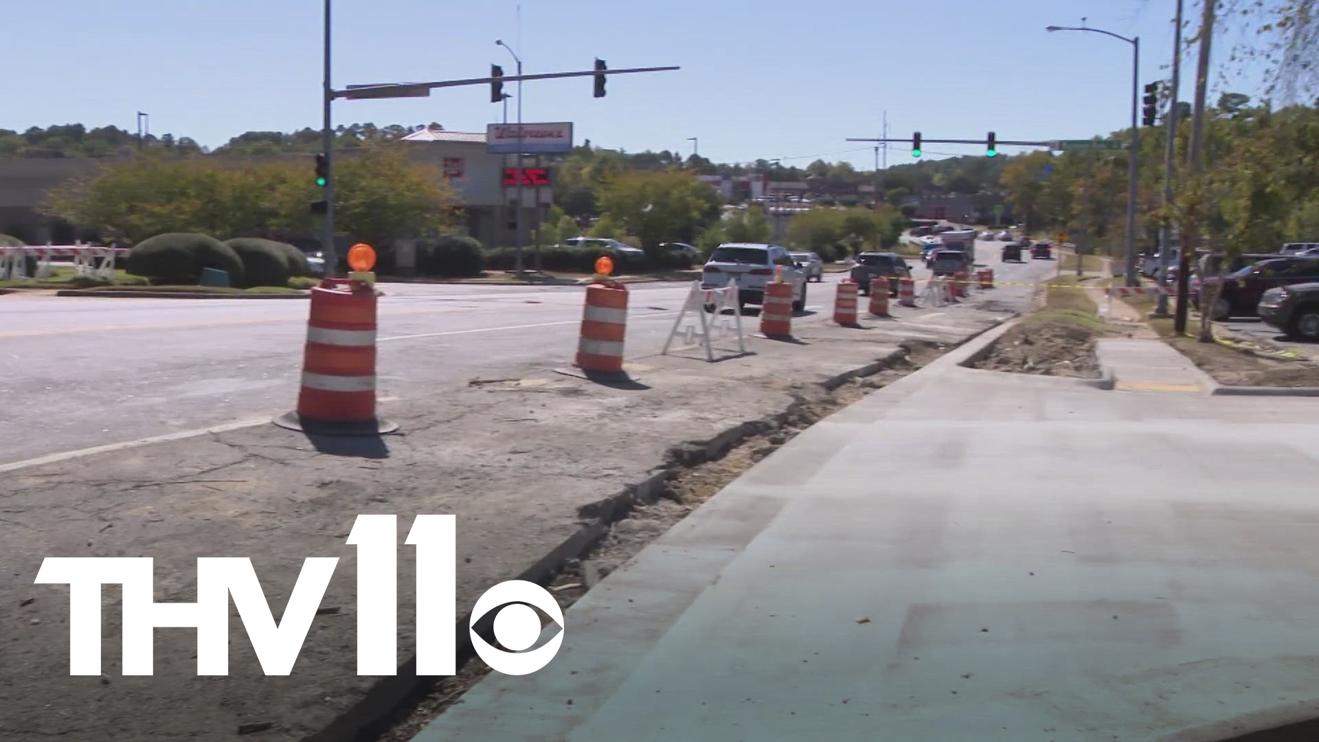 Bowman Road in west Little Rock has looked a bit different ever since July when a massive sinkhole formed at the entrance to a nearby shopping center.