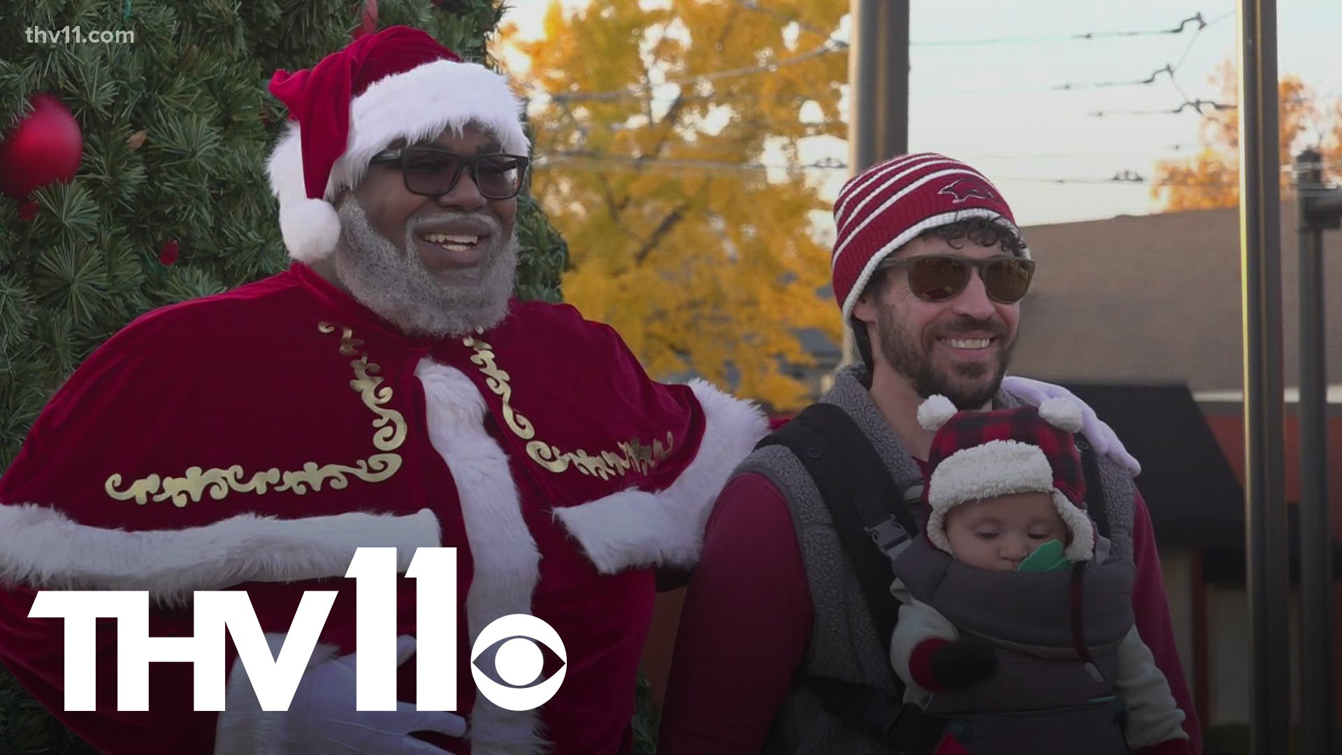 It's holiday season, which means that Santa's visiting different areas, including North Little Rock.