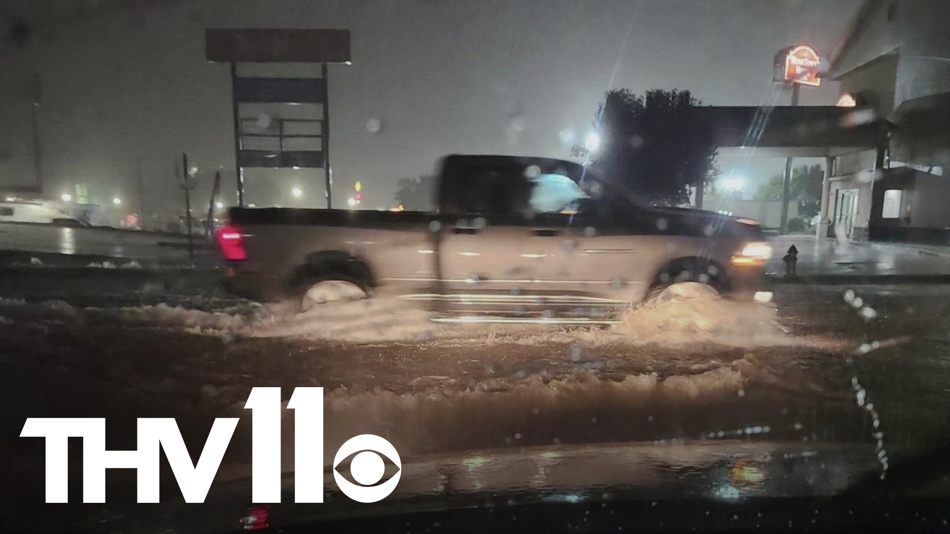 Over half a foot of rain poured over parts of Saline County overnight, causing flooding in some areas and stranding vehicles. Here's how things look this morning.