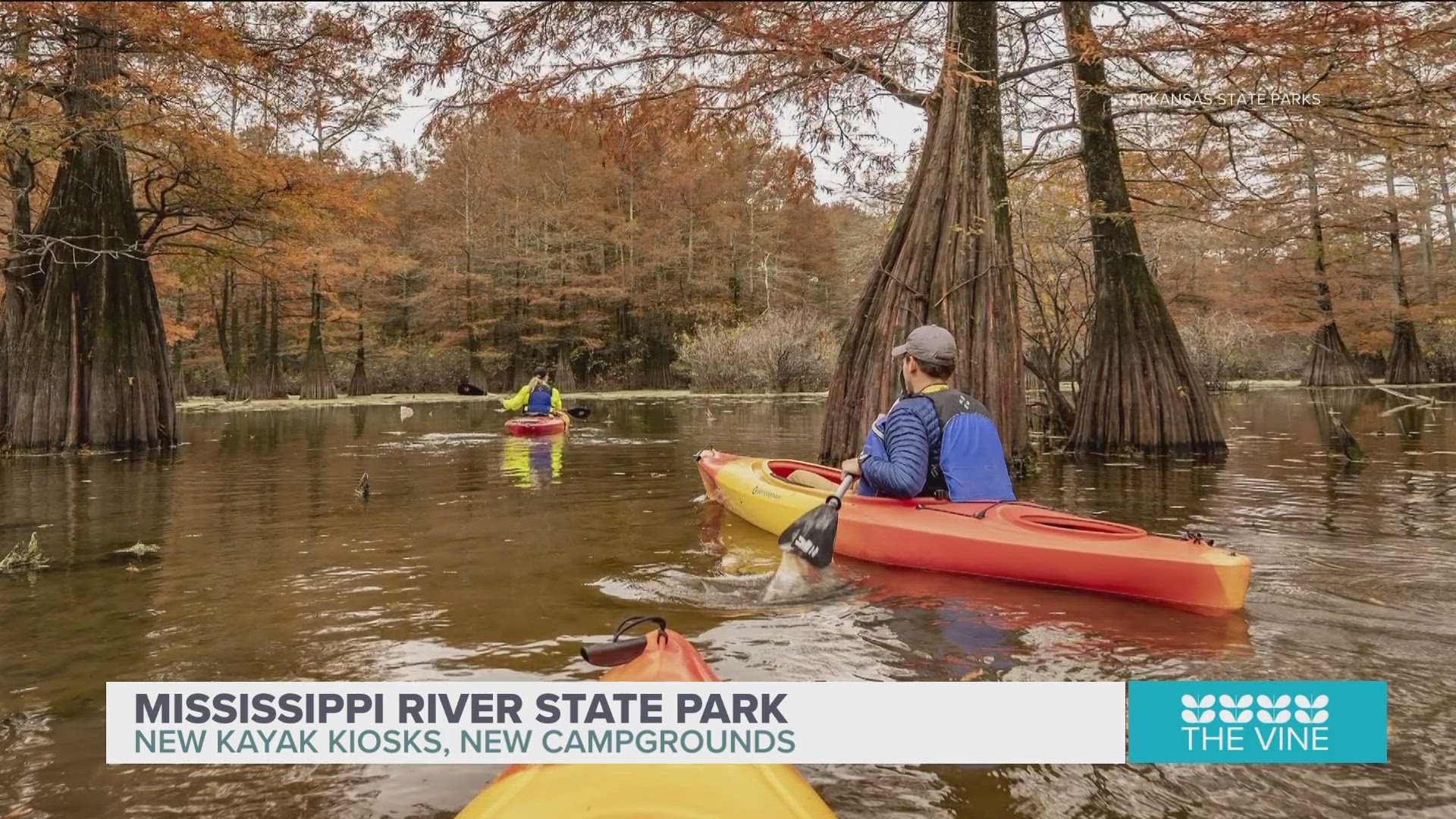 Take a kayak on the river and stay at the new campgrounds at Mississippi River State Park