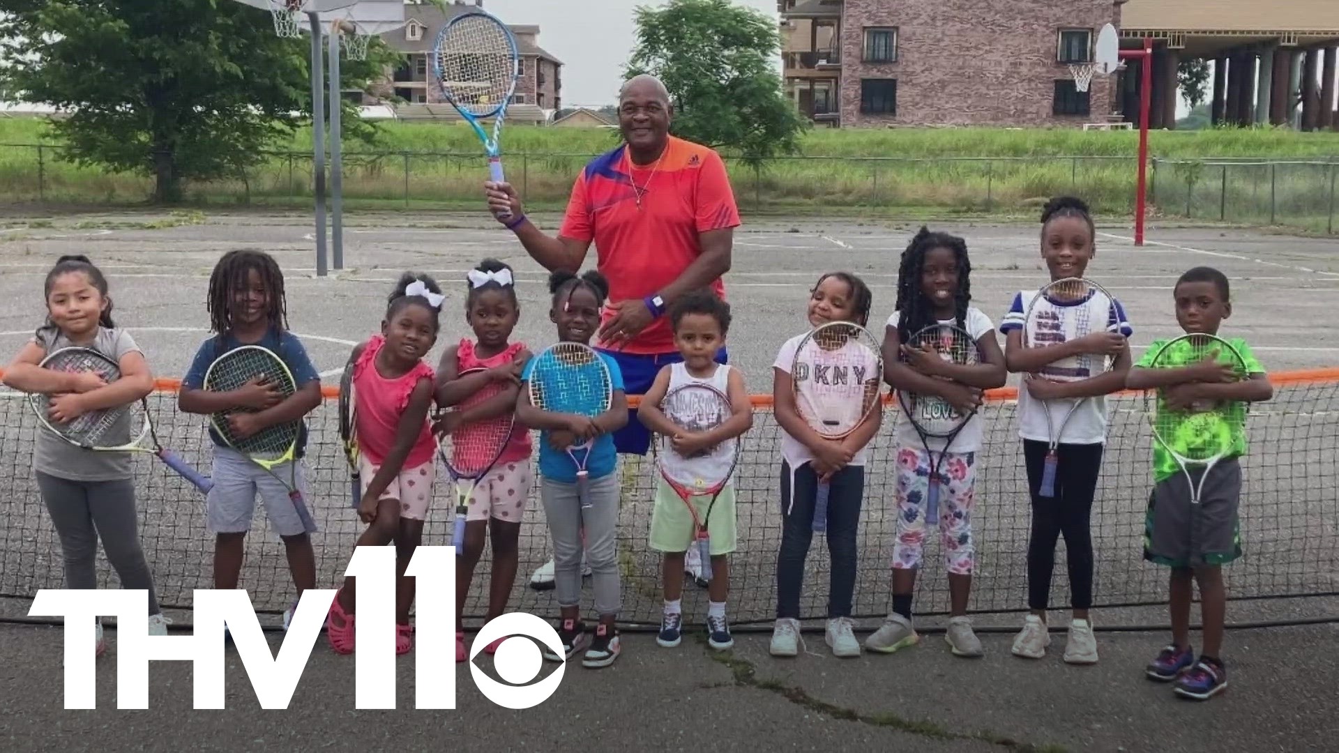 Kreth Simmons has been a father figure to a generation of kids for nearly two decades since opening the Baseline Tennis Center.