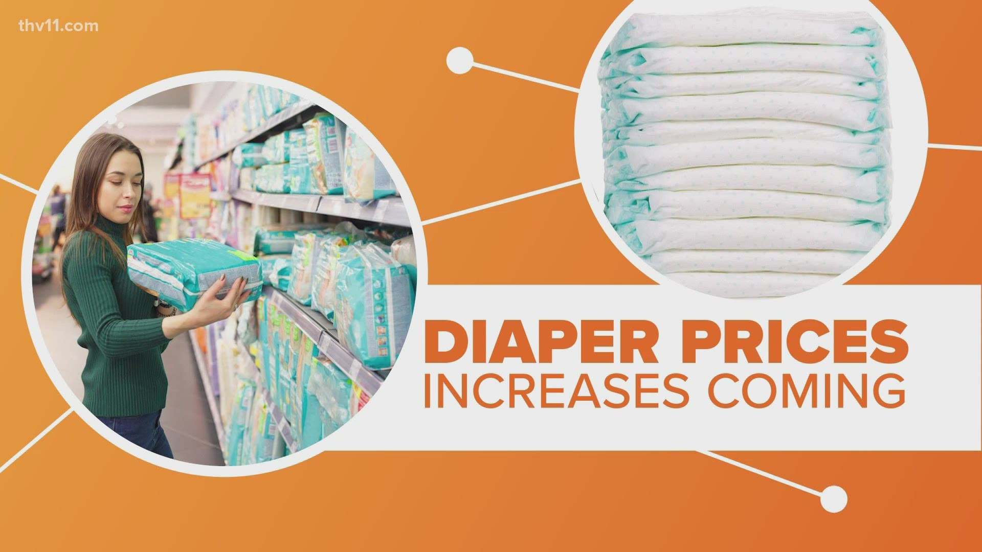 Parents need to know, if you haven't noticed already, the price of diapers is going up. And like a lot of other things, you can blame the pandemic.